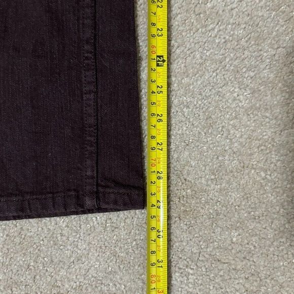 Coldwater Creek Women's Size 12 Straight Leg Brown Cotton Denim Jeans - Picture 7 of 16